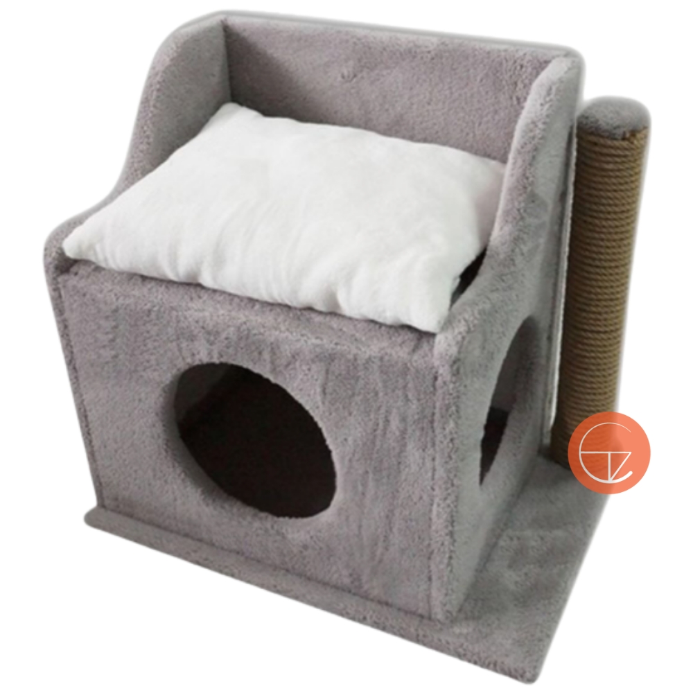 Vena%20Maison%20Décorative%20pour%20Chat%20avec%20Terrasse