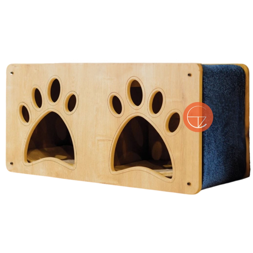 Lunara%20Casa%20para%20Gatos%20de%20Madera%20con%20Patas%20Dobles