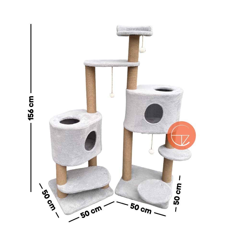 Seres%20İkiz%20Yuvalı%20Kedi%20Evi