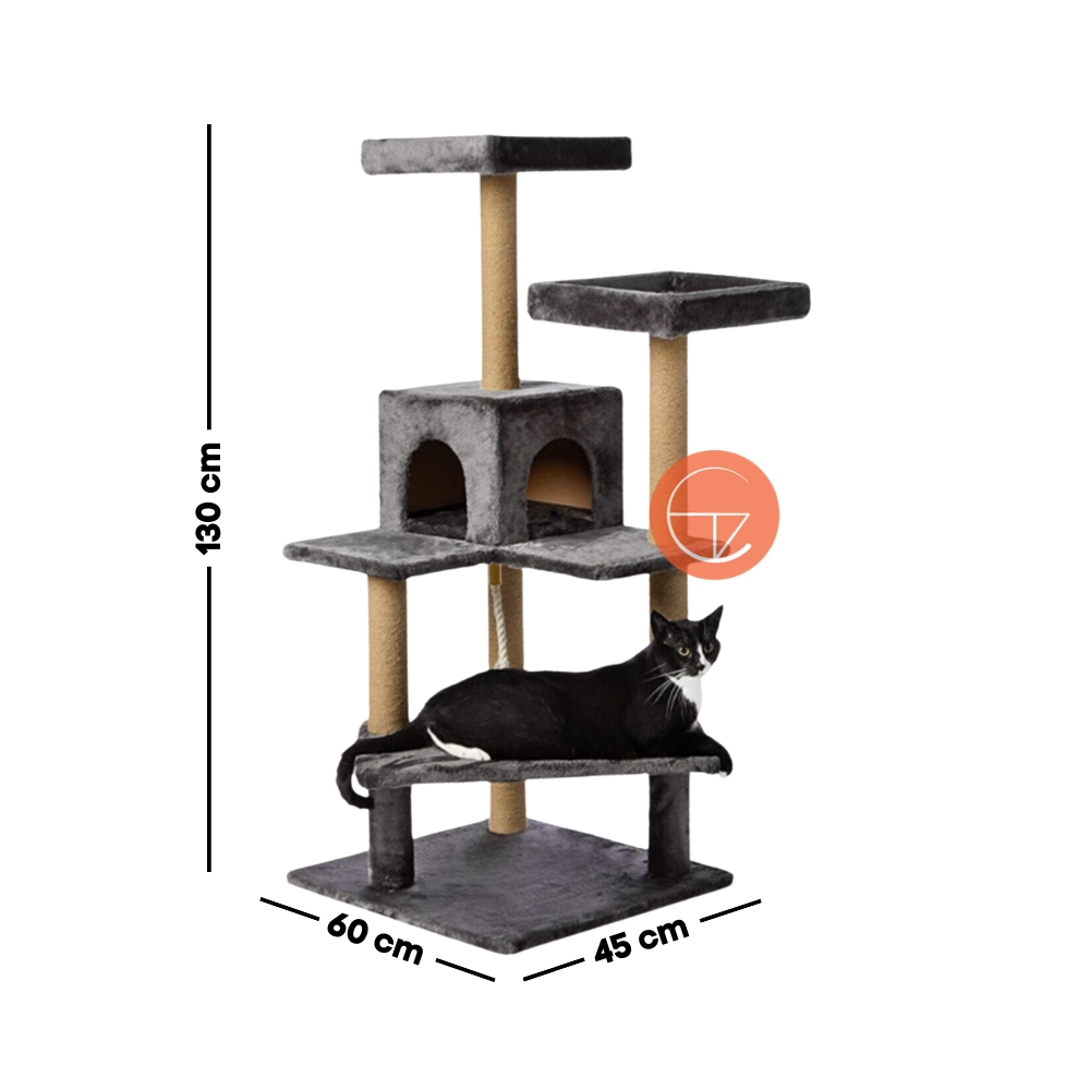Amazon%20Maison%20pour%20Chat%20avec%20Double%20Terrasse