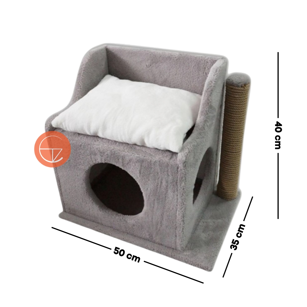 Vena%20Maison%20Décorative%20pour%20Chat%20avec%20Terrasse