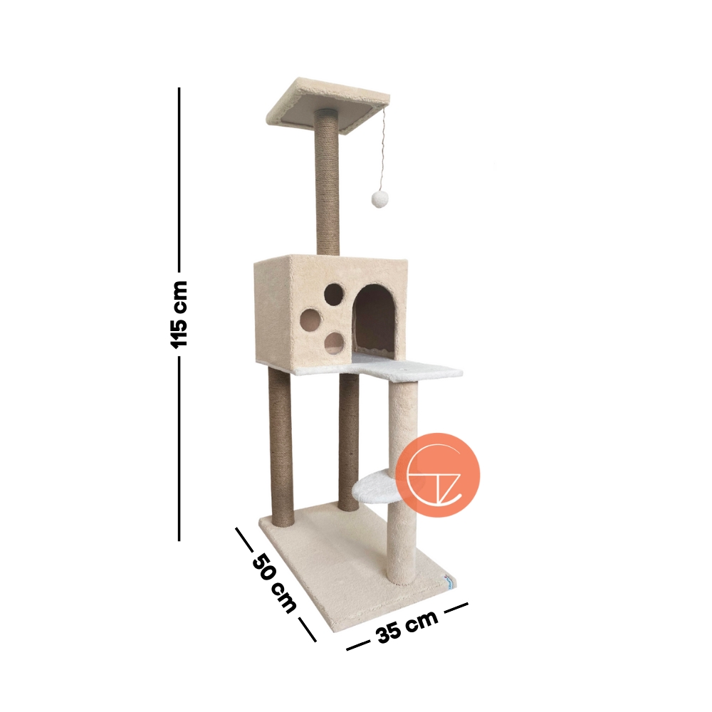 Orion%20Maison%20Décorative%20pour%20Chat%20avec%20un%20Pas