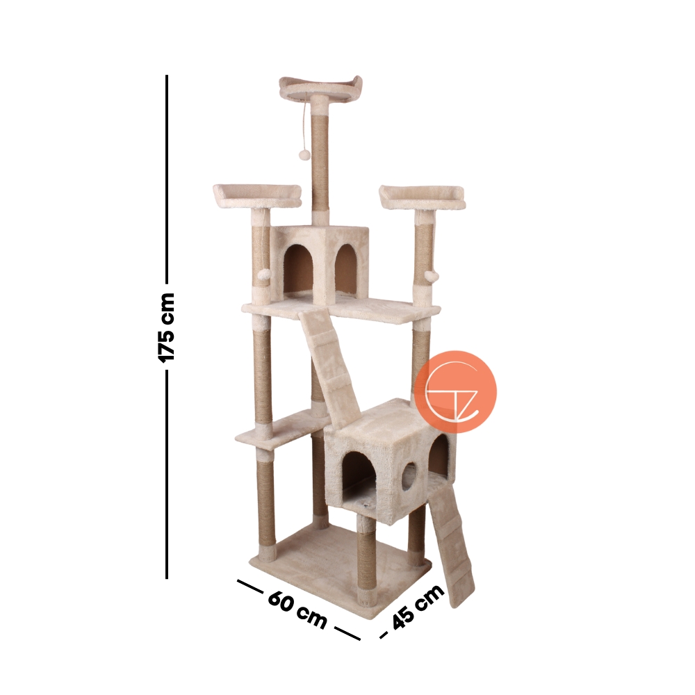 Savana%20Casa%20per%20Gatti%20con%20Doppia%20Scale
