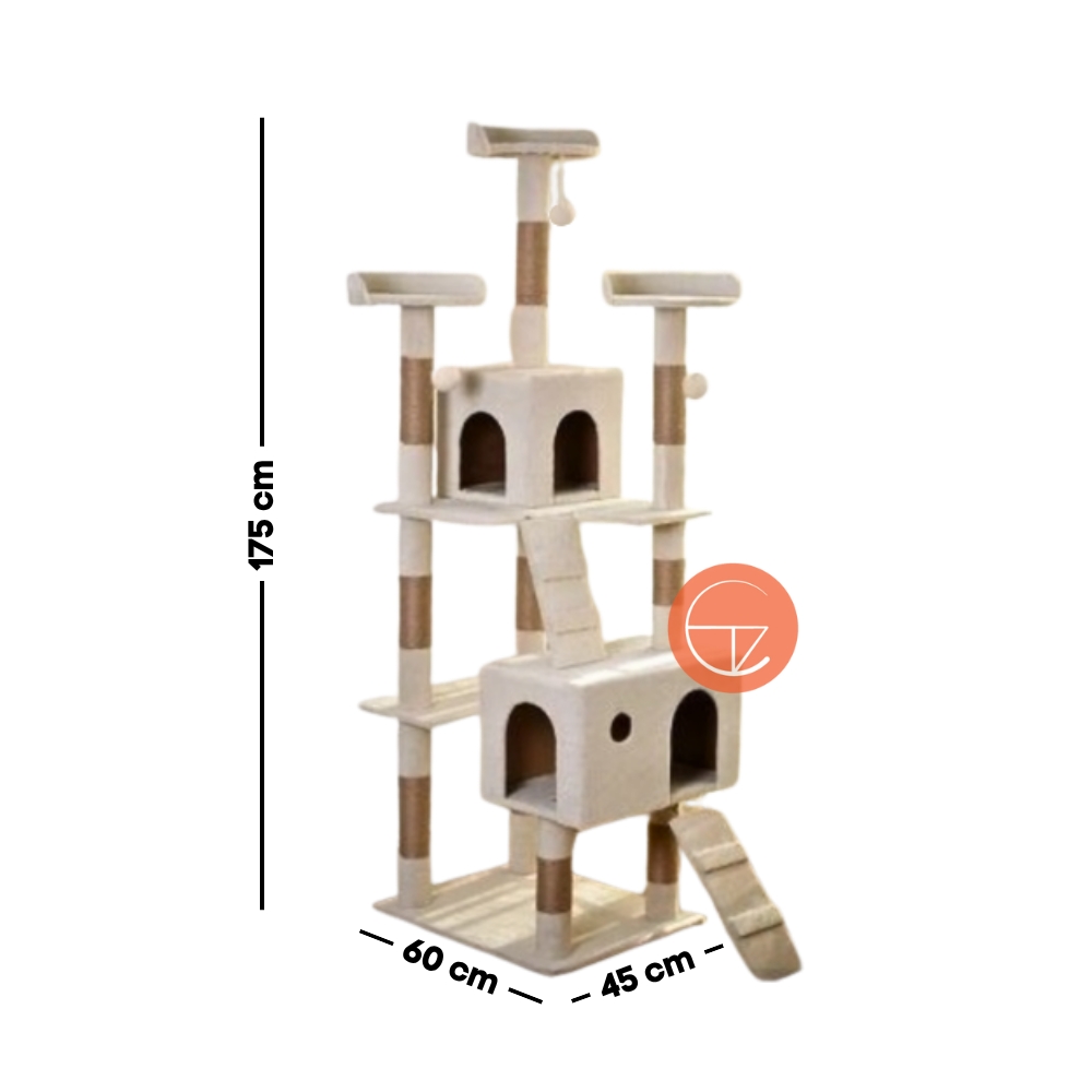 Savana%20Çift%20Merdivenli%20Kedi%20Evi