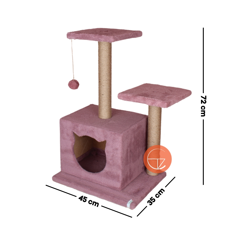 Lotti%20Çift%20Stepli%20Kedi%20Evi