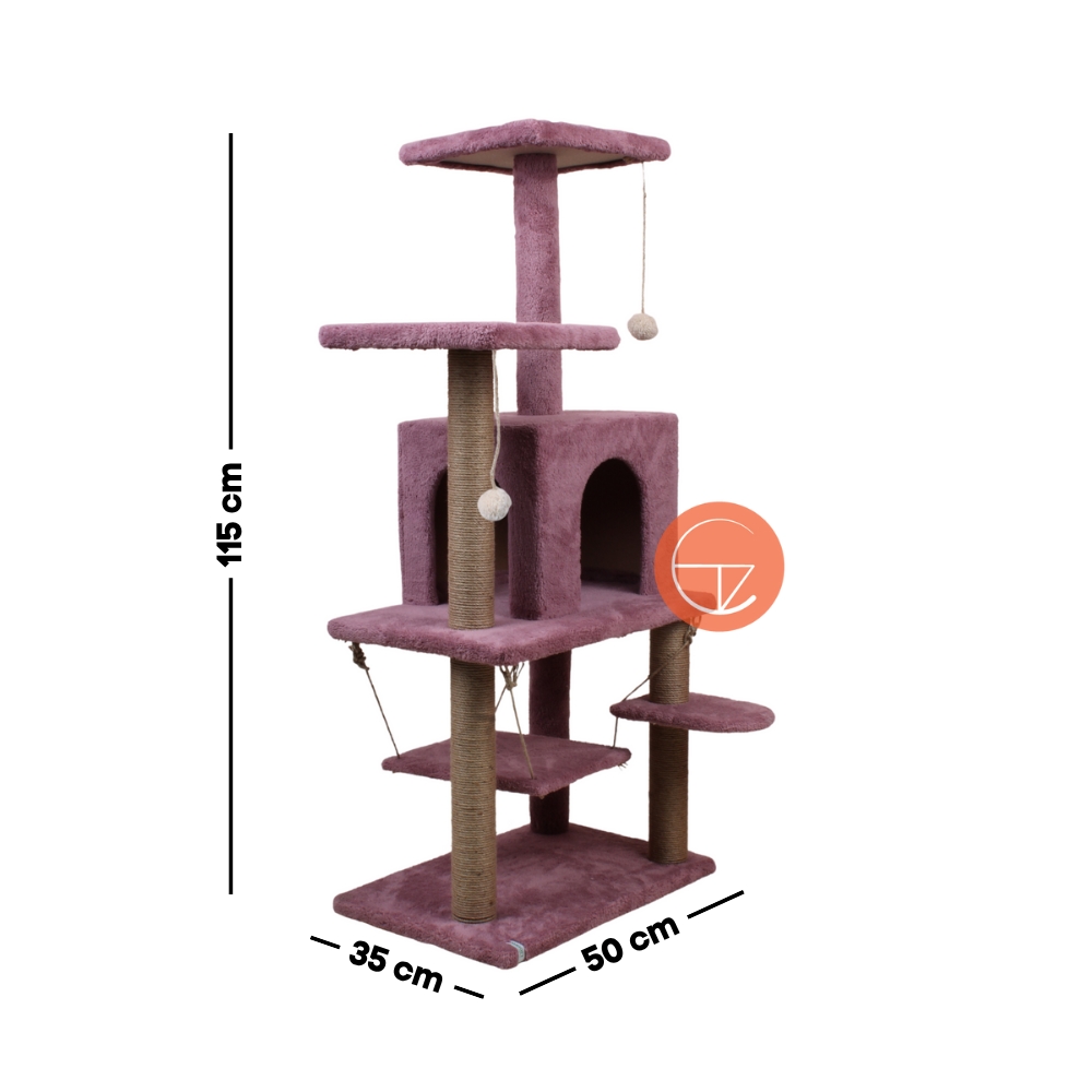 Violet%20Katzenhaus%20mit%20Schaukel