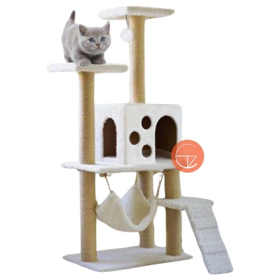Edda Hamaklı Dekoratif Kedi Evi