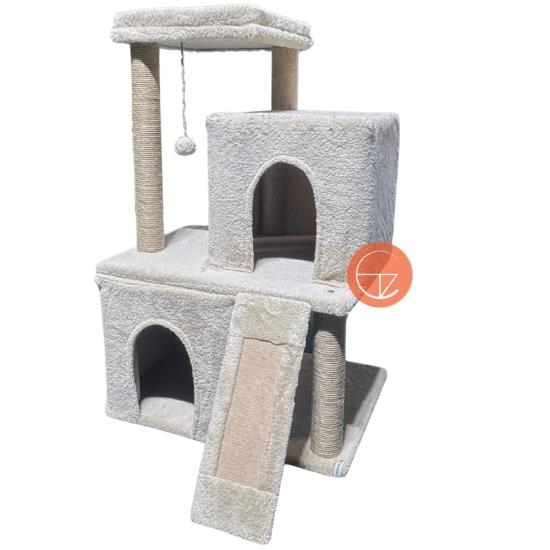 Talera Çift Yuvalı Kedi Evi