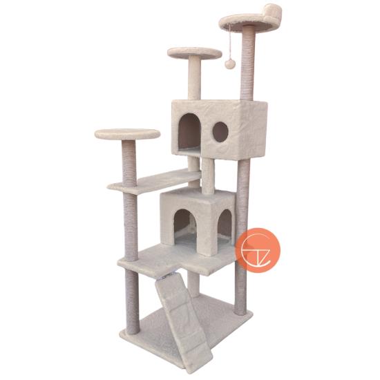 Siena Çift Yuvalı Kedi Evi
